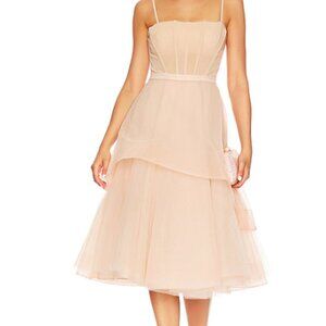 BCBGMaxAzria Blush Pink Layered Dress